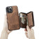 iPhone 13 Pro JEEHOOD Magnetic Zipper Horizontal Flip Leather Case with Holder & Card Slot & Wallet  - Brown
