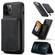 iPhone 13 Pro JEEHOOD Magnetic Zipper Horizontal Flip Leather Case with Holder & Card Slot & Wallet  - Black