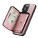 iPhone 13 Pro JEEHOOD Magnetic Zipper Horizontal Flip Leather Case with Holder & Card Slot & Wallet  - Pink