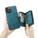 iPhone 13 Pro JEEHOOD Magnetic Zipper Horizontal Flip Leather Case with Holder & Card Slot & Wallet  - Blue