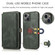iPhone 13 Pro Strong Magnetic Detachable Horizontal Flip Leather Case with Card Slots & Wallet  - Green