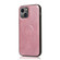 iPhone 13 Pro Strong Magnetic Detachable Horizontal Flip Leather Case with Card Slots & Wallet  - Rose Gold