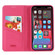 iPhone 13 Pro GEBEI PU+TPU Horizontal Flip Protective Case with Holder & Card Slots  - Rose Red