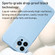 iPhone 13 Pro Liquid Silicone MagSafe Precision Hole Phone Case - Light Blue
