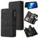 iPhone 13 Pro Skin Feel PU + TPU Horizontal Flip Leather Case with Holder & 15 Cards Slot & Wallet & Zipper Pocket & Lanyard  - Black