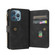 iPhone 13 Pro Skin Feel PU + TPU Horizontal Flip Leather Case with Holder & 15 Cards Slot & Wallet & Zipper Pocket & Lanyard  - Black