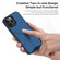 iPhone 13 Pro ROCK Element Plus TPU + PC Shockproof Protective Case with Folding Holder  - Blue