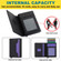 iPhone 13 Pro RFID Anti-theft Detachable Card Bag Leather Phone Case - Black