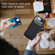 iPhone 13 Pro RFID Anti-theft Detachable Card Bag Leather Phone Case - Black