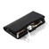 iPhone 13 Pro Microfiber Zipper Horizontal Flip Leather Case with Holder & Card Slots & Wallet  - Black