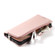 iPhone 13 Pro Microfiber Zipper Horizontal Flip Leather Case with Holder & Card Slots & Wallet  - Rose Gold