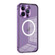 iPhone 13 Pro MagSafe HD Spring Buckle Metal Phone Case - Purple