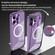 iPhone 13 Pro MagSafe HD Spring Buckle Metal Phone Case - Purple