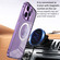 iPhone 13 Pro MagSafe HD Spring Buckle Metal Phone Case - Purple