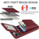 iPhone 13 Pro Crossbody Lanyard Zipper Wallet Leather Phone Case - Wine Red