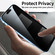 iPhone 13 Pro Anti-peeping Magnetic Metal Frame Double-sided Tempered Glass Phone Case  - Sierra Blue