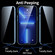 iPhone 13 Pro Anti-peeping Magnetic Metal Frame Double-sided Tempered Glass Phone Case  - Silver