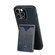 iPhone 13 Pro Denior Retro Back Cover Card Slot Phone Case - Blue