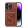 iPhone 13 Pro Denior Retro Back Cover Card Slot Phone Case - Brown