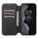 iPhone 13 Pro Suteni J06 Retro Matte Litchi Texture Leather Magnetic Magsafe Phone Case - Black