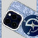 iPhone 13 Pro Navigation Series Matte Texture TPU + PC Magnetic Phone Case - Blue