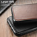 iPhone 13 Pro ICARER Cowhide Leather TPU Back Phone Case  - Black