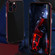 iPhone 13 Pro Aurora Series Lens Protector + Metal Frame Protective Case  - Black Red