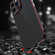 iPhone 13 Pro Aurora Series Lens Protector + Metal Frame Protective Case  - Black Red