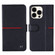iPhone 13 Pro GEBEI Top-grain Leather Horizontal Flip Protective Case with Holder & Card Slots & Wallet & Photo Frame  - Black