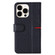 iPhone 13 Pro GEBEI Top-grain Leather Horizontal Flip Protective Case with Holder & Card Slots & Wallet & Photo Frame  - Black