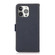 iPhone 13 Pro KHAZNEH Side-Magnetic Litchi Genuine Leather RFID Case  - Blue