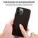 iPhone 13 Pro ICARER Crazy Horse Texture MagSafe Magnetic Four-coverage Cowhide Phone Case  - Black