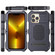 iPhone 13 Pro Camshield Shockproof Life Waterproof Dustproof Metal Case with Holder  - Black