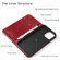 iPhone 13 Pro Genuine Leather Horizontal Flip Leather Case with Holder & Card Slots & Wallet  - Wine Red