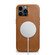 iPhone 13 Pro ICARER Oil Wax Texture MagSafe Magnetic Three-coverage Cowhide Phone Case  - Brown