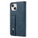 iPhone 13 Wristband Magnetic Leather Phone Case - Dark Blue