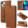 iPhone 13 Wristband Magnetic Leather Phone Case - Brown