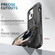 iPhone 13 3 in 1 PC + TPU Phone Case with Ring Holder - Black