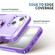 iPhone 13 3 in 1 PC + TPU Phone Case with Ring Holder - Purple