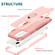 iPhone 13 3 in 1 PC + TPU Phone Case with Ring Holder - Pink