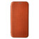 iPhone 13 Carbon Fiber Texture Horizontal Flip TPU + PC + PU Leather Case with Card Slot - Brown