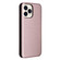 iPhone 13 Carbon Fiber Texture Horizontal Flip TPU + PC + PU Leather Case with Card Slot - Pink