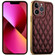 iPhone 13 Suteni Electroplated Rhombus Grid Leather Soft TPU Phone Case - Purple