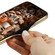 iPhone 13 Suteni Plating Leather Soft TPU Phone Case - Gold