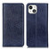 iPhone 13 Magnetic Crazy Horse Texture Horizontal Flip Leather Case with Holder & Card Slots & Wallet - Blue