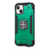 iPhone 13 WK WTP-012 Shockproof PC + TPU + Metal Phone Case with Ring Holder - Green