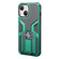 iPhone 13 WK WTP-013 Shockproof PC + TPU Phone Case with Metal Holder - Malachite Green