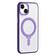 iPhone 13 Skin Feel MagSafe Shockproof Phone Case with Holder - Purple