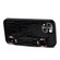 iPhone 13 Crocodile Wristband Wallet Leather Back Cover Phone Case - Black