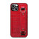 iPhone 13 Crocodile Wristband Wallet Leather Back Cover Phone Case - Red